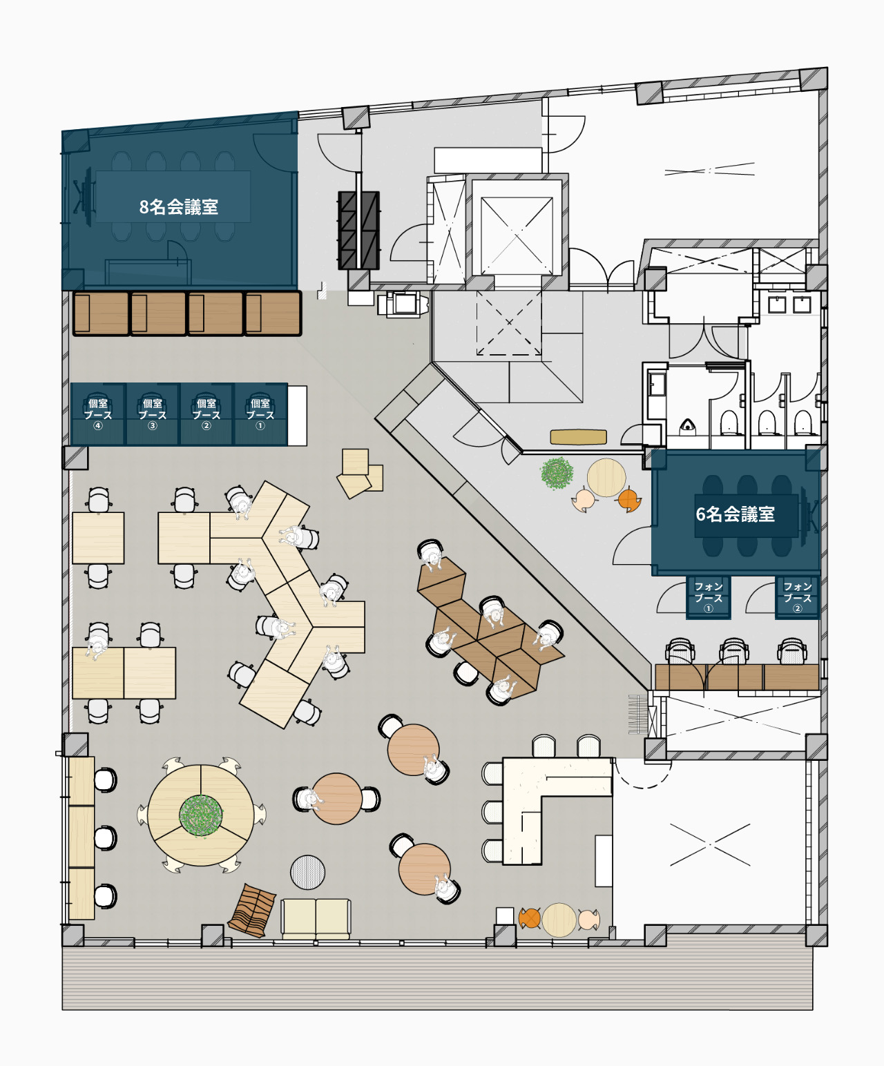 コワーキングスペース KanadeBako